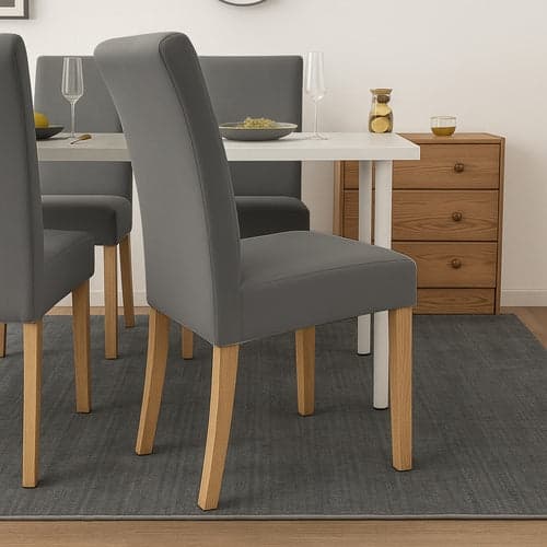 Stolebetræk 6-pak elastiske mørkegrå 65x40x35 cm universelle 700