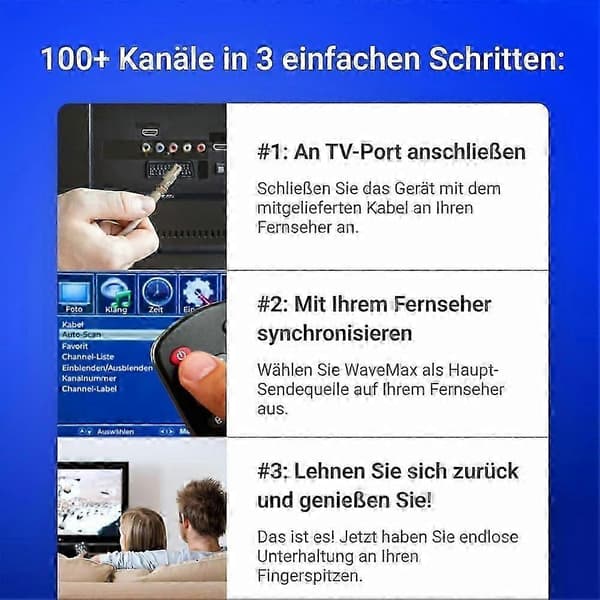 Flexi Wave Max Antenne TV Festberg Hitenna HDTV 1 stk.