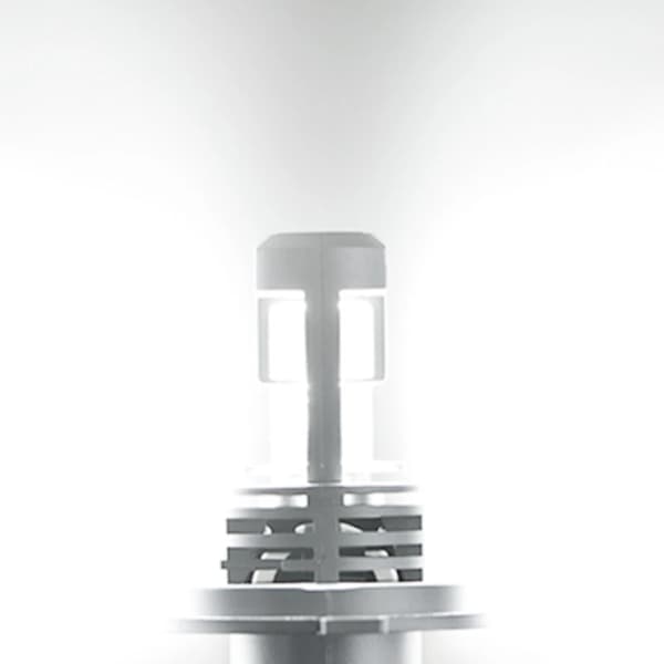 【13】2 stk H4 LED 6500K 30000LM Supersterke tåkelys Hvite frontlyspærer