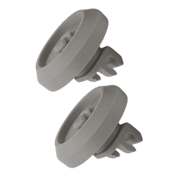 Dishwasher Rack Roller Compatible with Miele G7310 G7410, PETG Replacement Wheel for Lower Basket, 3.5cm Diameter, Grey Gray
