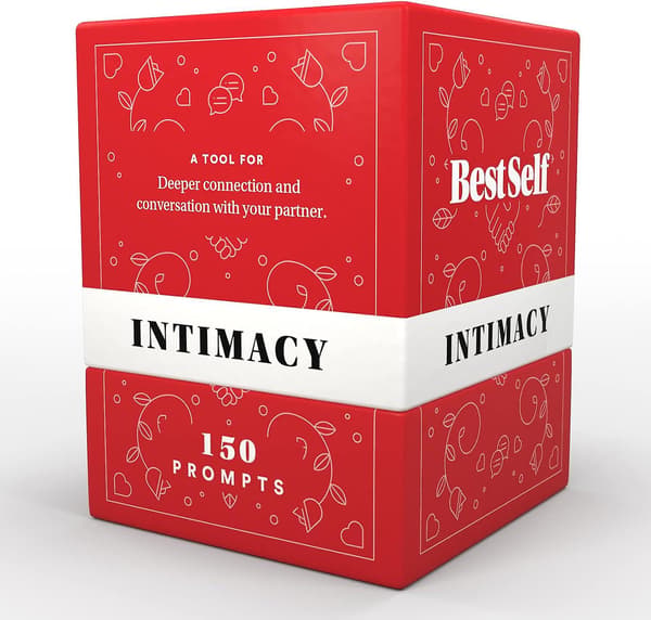 Intimacy Game with 150 Conversation Starters Compatible with Building Relationships, Meaningful Couple's Game, Perfect Couple's Game