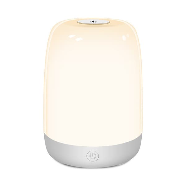 Sunrise Alarm Clock, Wake-up Light, 3 Modes Dimmable Modern Small Digital Bedside Lamp For Deep Sleep