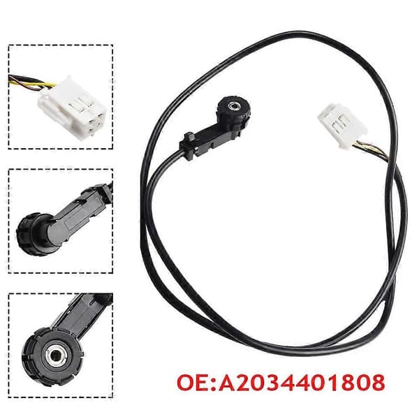 For C-Class W203 CLK W209 Aux Input Radio Cable A2034401808 AUX Auxiliary Cable Black