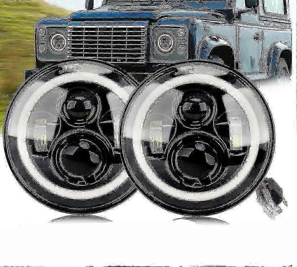 LED-forlygter til Land Rover Defender 90 110 med E-mærke