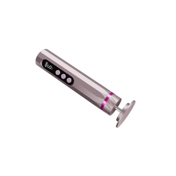 Electric Foot File for Calluses Compatible with Salon Equipment 9-Speed Rechargeable Pedicure Device with LED Display Forward/Reverse Replaceable Sanding Discs Pink 305