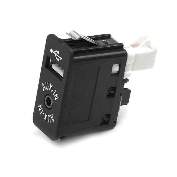 E60 E61 E63 E64 E81 E82 E84 E87 E8 Høykvalitets USB AUX-kontaktbryter 84109237653 9237653 Kompatibel [DB] Black