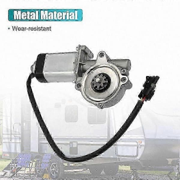Replacement Motor for RV Step 300-1406 Compatible with RVs -Z Black  Silver
