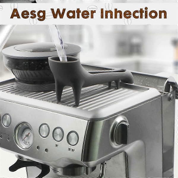 Espressomaskin Vanntank Trakt Kaffemaskin Trakt og Hurtigtilgang Vanntrakt for Espressomaskin A Light Grey