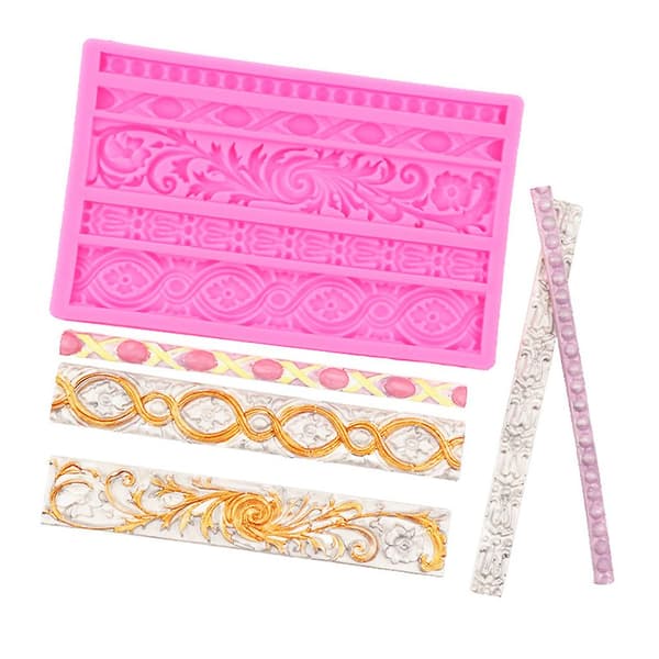 Sugar Craft Cake Edge Decoration Frame Easy Clean Durable Heat Resistant Eco-friendly