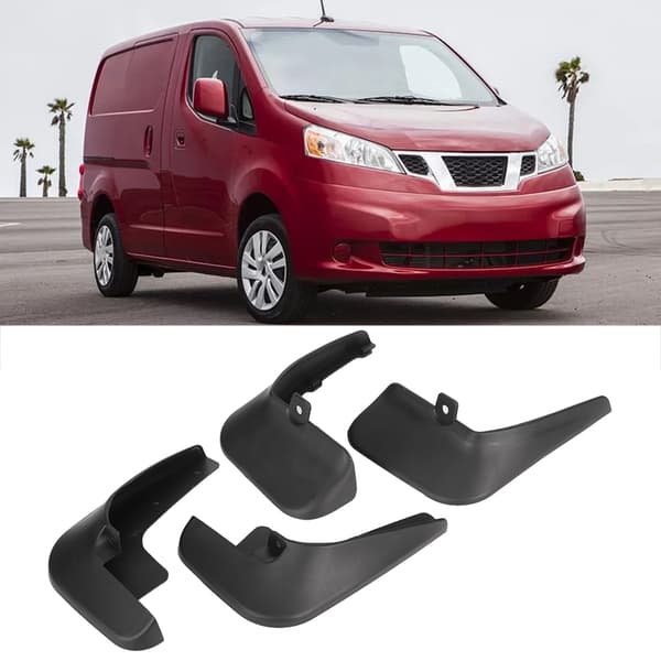 4 stk. biltilbehør stænklapper udskiftning passer til Nissan NV200 2010-2017