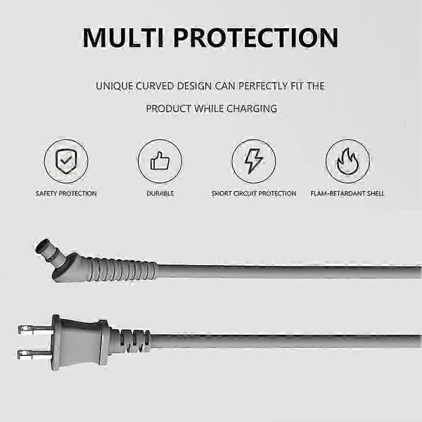 egnet for dyson hs01 hs05 airwrap hårstyler erstatning krølltangkabel strømledning vekselstrømlader UK Plug