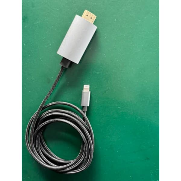 Lightning til HDMI-kabeladapter, iPhone til TV HDMI-konverter, 1080P HD-skærm til iPhone 14 13 12 11