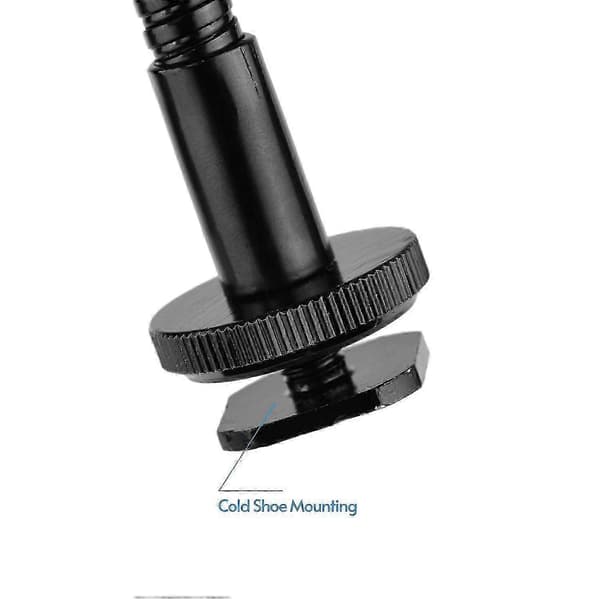 Foldbar telefonholder med cold shoe-montering til LED-ringlys, kompatibel med Walkbee A B