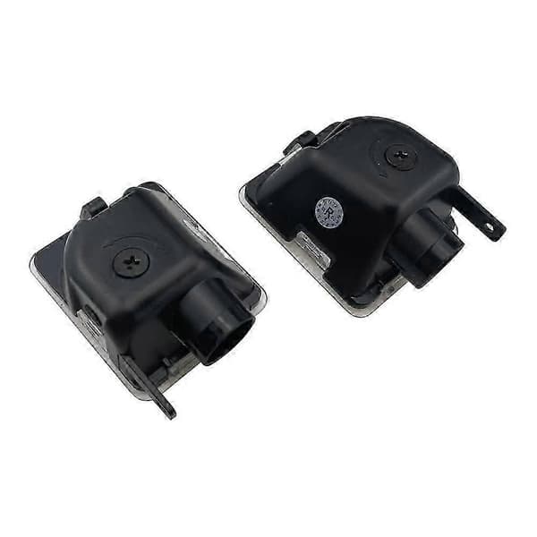 Lämplig för Focus St, 2 st bil sid LED-projektionslampa för backspegel välkomstljus Black  transparent