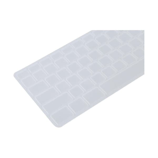 Ohut silikoninen näppäimistön suojus numeronäppäimistöllä Apple iMacille Transparent