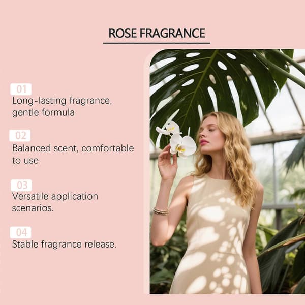 Roxelis Rose Fresh EDT: Unik Langvarig Elegant Duft for Kropp og Hals-JK