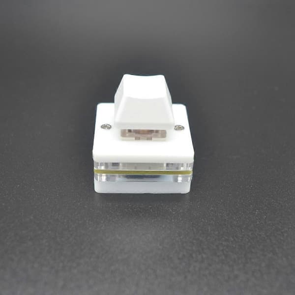 USB-tastatur med enkeltknaps kopier-indsæt programmerbar rød/grøn/te-/hvid kontakt [DB] Silent white axis