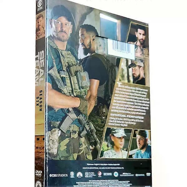 SEAL Team Sesong 6 DVD, 3-disk sett, Militært actiondrama, Engelsk versjon