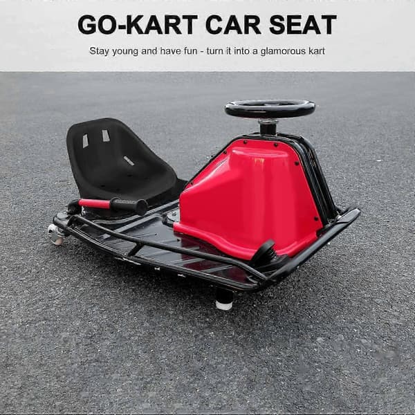 Drifting Go Kart-sete for racing og balansebilmodifikasjoner Black