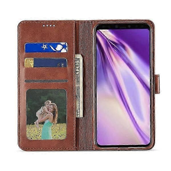 LC.IMEEKE til Google Pixel 4 / 4XL Kalvetekstur Horisontal Flip Læder... Brown