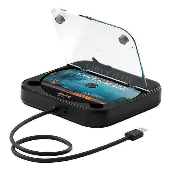 Multifunktionel ekstern bil-CD-afspiller med USB-interface Black