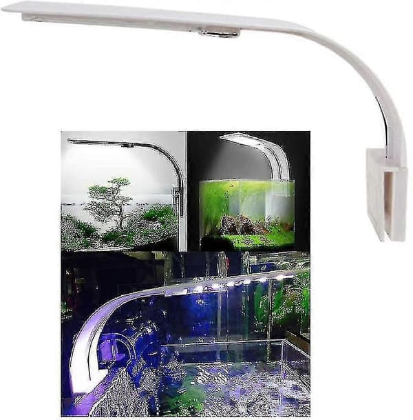 Slank LED-lampe for små akvarier White