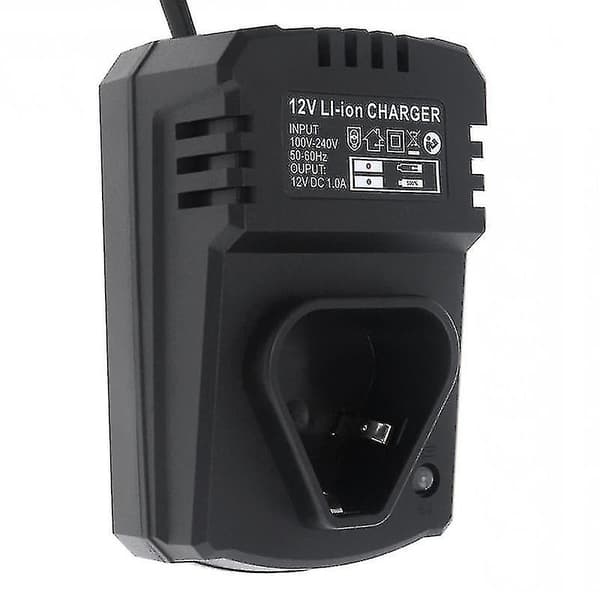 Elektrisk drillader 12v litiumbatterilader EU-plugg