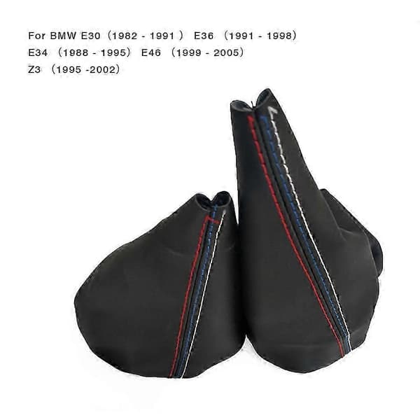 Auton vaihdekepin pölysuoja käsijarrukahvan tekonahkasuojus BMW E30 E36 E34 E46 Z3 manuaalimalleihin