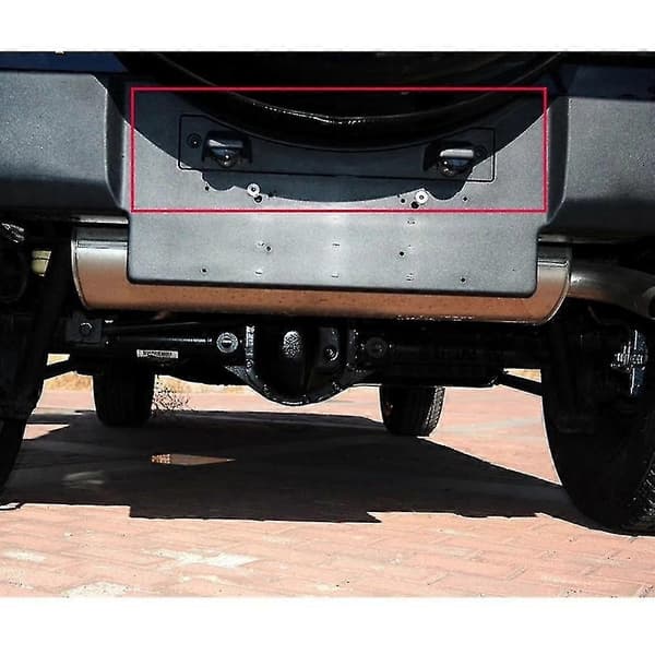 Wrangler JK nummerpladelygtehus 2007-2018 uden pære 68 black