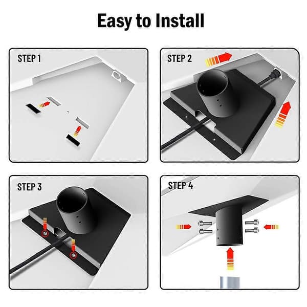 Stangmonteringssett Brakettadapter for Starlink V3 Rør STARLINK GEN3 Standard Antenne