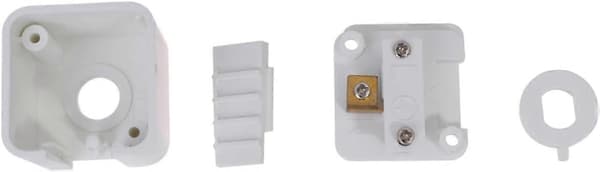 AURA 2 stk 2-spors lyshoder skinnebelysningskobling, skinnebelysningstilbehør, LED-guide pendellampehodadapter hvit