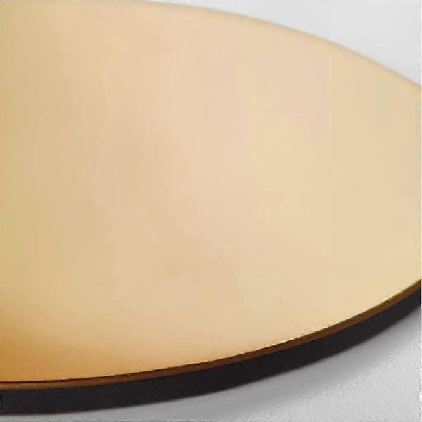 Set med 6 underlägg med hållare Guld/Mässing 8,5 cm diameter för heminredning