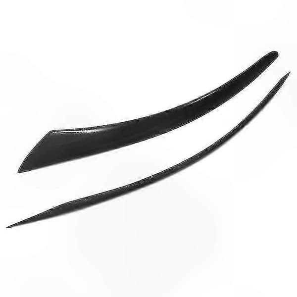 Svart frontlys øyenbryn trim for S40 V50 2004-2012 Bil Lampe Dekorasjon Stilig Design Frontlys Tilbehør