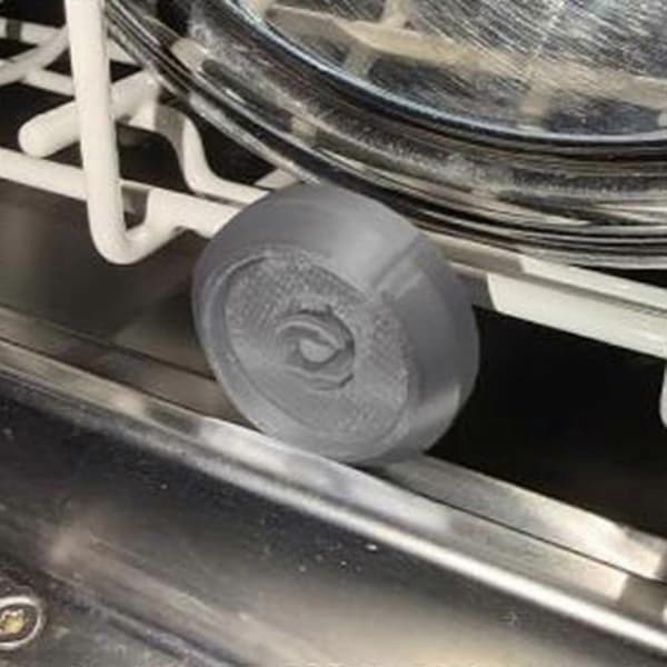 Dishwasher Rack Roller Compatible with Miele G7310 G7410, PETG Replacement Wheel for Lower Basket, 3.5cm Diameter, Grey Gray