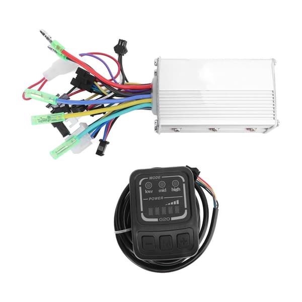 350W Electric Bicycle Controller Kit with LED Meter, 24V 36V 48V, Automatic Voltage Identification