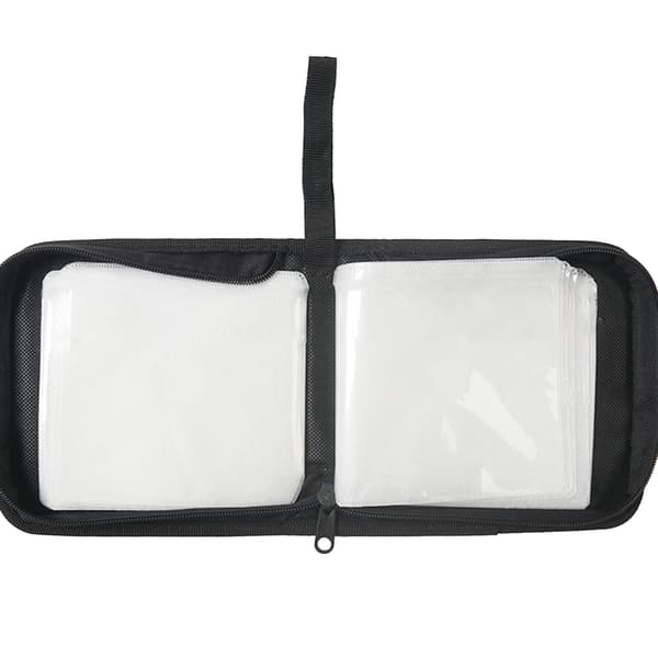 CD DVD-holder CD DVD-plater Stoffveske CD/DVD-etui - Organizer Black 0.14
