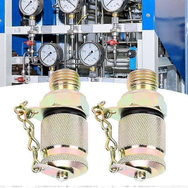 CET - Högtryckstestpunkt 2st Hydraulisk testadapter Högtrycksrörkoppling Mätpunktverktyg, M14*