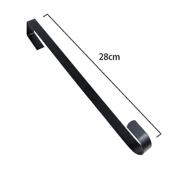 Kranshænger til hoveddør i metal over døren enkeltkrog 28Cm Black Hook