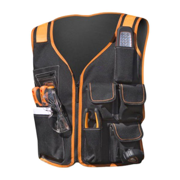Robust and Practical Work Vest Tool Vest Jacket Multiple Pockets Ergonomic Design