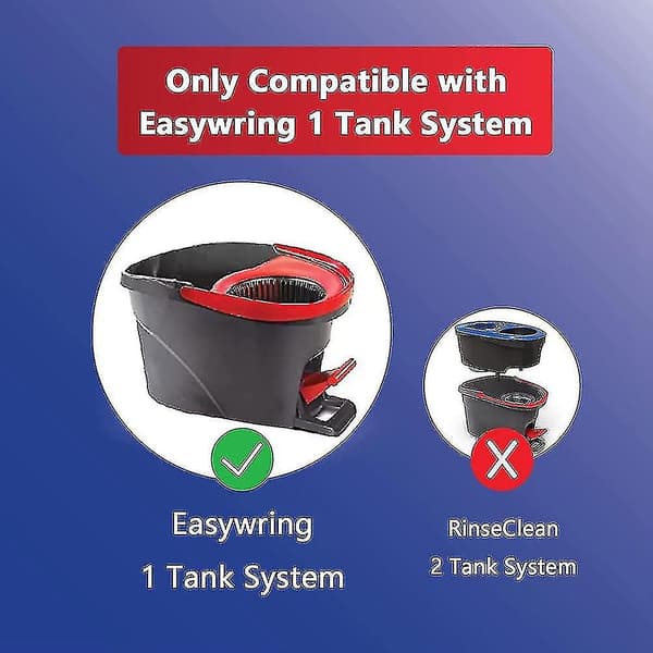 Spinmopphode Moppekluter Kompatibel Med O-cedar Easywring Mopp Med Base