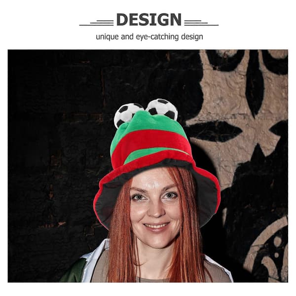 Fodboldhat Karneval Festlig Hat til Dekoration 1 Stykke Multi 27.00X27.00X27.00CM