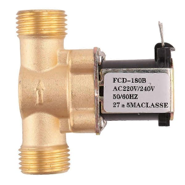 Ac 220V Normalt Lukket Elektrisk Magnetventil i Messing