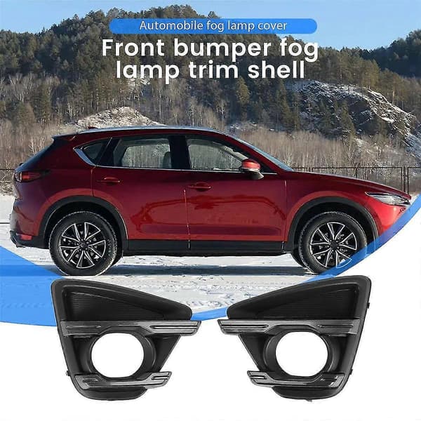 For -5 Cx5 2015 2016 2017 Tåkelys Linse Deksel Front Støtfanger Tåkelys Dekorasjon Bil Styling