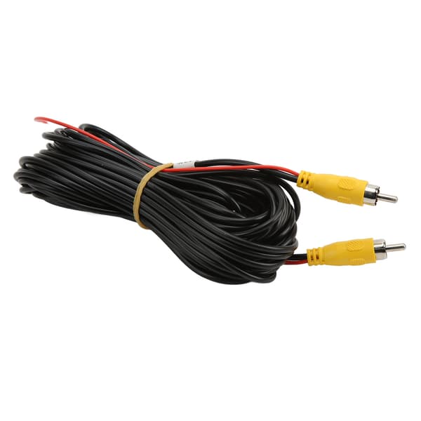 10m/33ft RCA-videokabel kompositkabel forlænger til CCTV bakkamera DVD-afspiller TV-boks