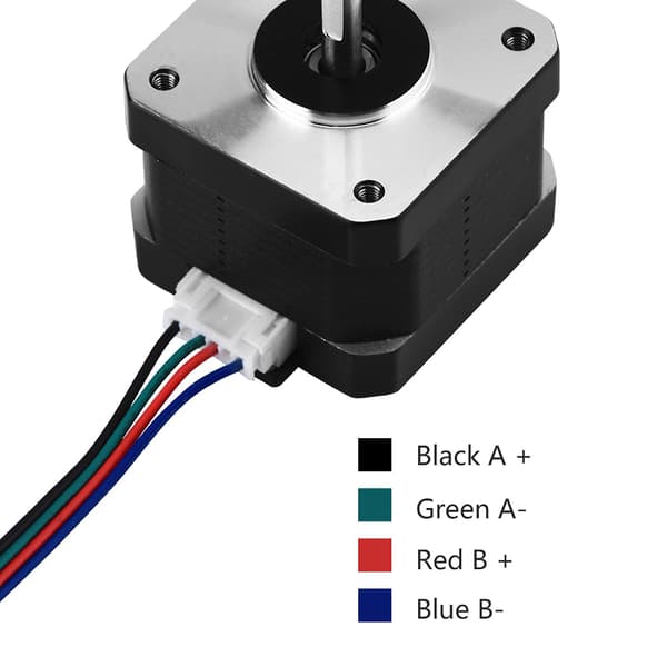 1 stk. 4-leder 12V 1.3A 0.30Nm Stepper Stepping Motor 42 til 3D-printer