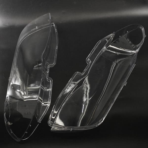 Frontlysglass Frontlys Linse Plastdeksel Erstatning For BMW X5 E53 Høyre+Venstre 2004-2006