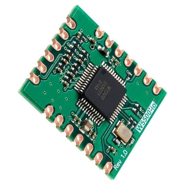 W5500-Io Ethernet-modul SPI til Ethernet-modul Anti-interferens Kompakt design Green