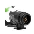 13-pin til 7-pin adapter for tilhengere, 13-pin plugg for bil, traktor, campingvogn og sykkelstativ