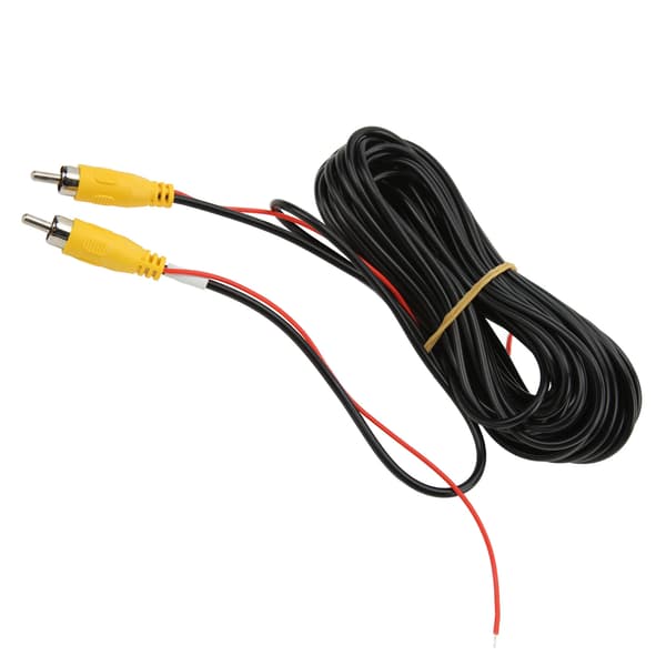 10m/33ft RCA-videokabel kompositkabel forlænger til CCTV bakkamera DVD-afspiller TV-boks