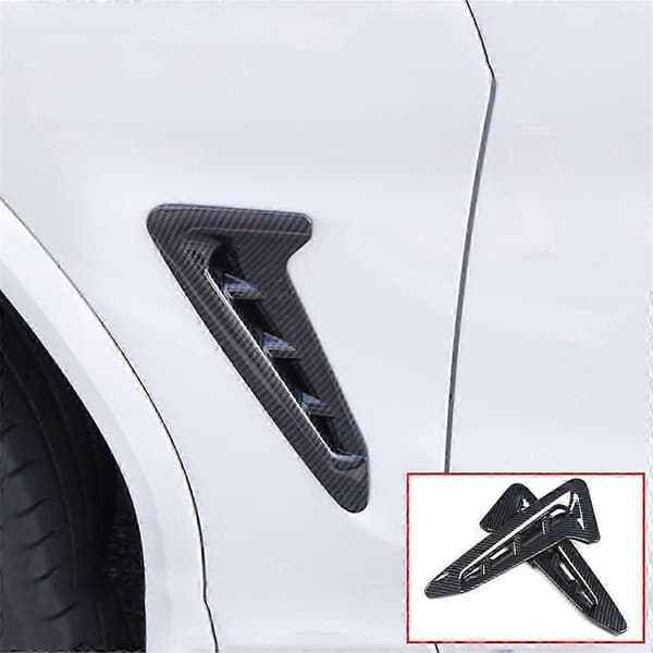 egnet for x3 g01 x4 g02 2018-2024 front side luftutløpsdeksel trim Chrome Silver